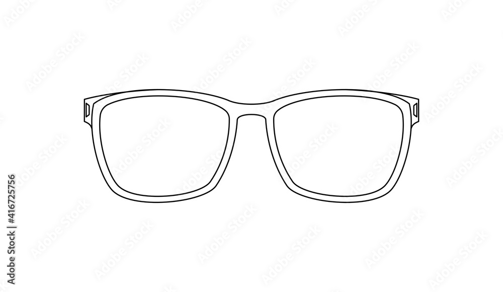 Sunglass vector icon. Vector illustration. Sunglass vector icon. Vector illustration.