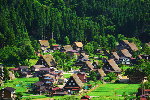 Shirakawa-Go Old Village, Gifu　Pref., Japan photo