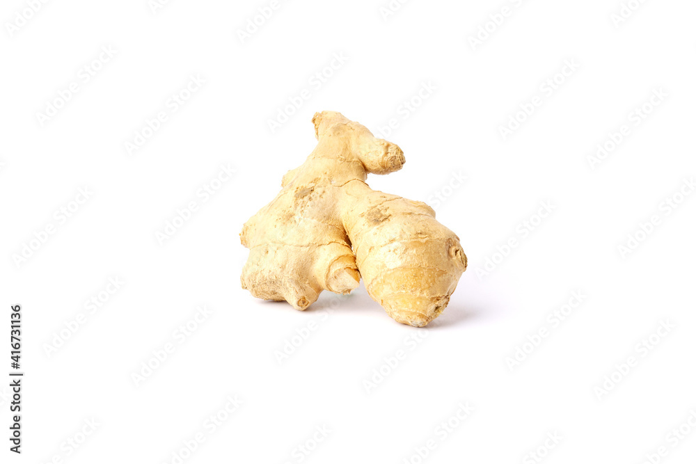 ginger isolated on white background.