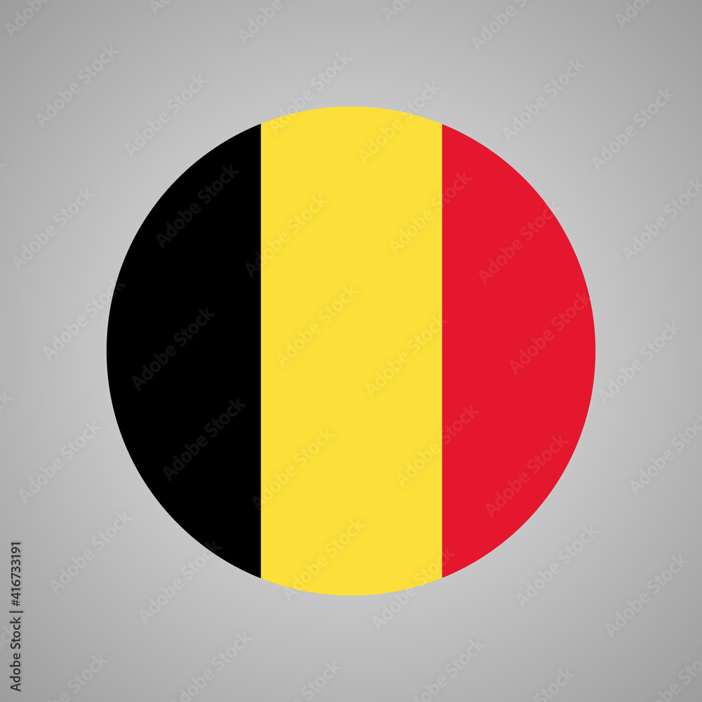 Flag Of Belgium. Vector Illustration. Flag Of Belgium. Vector Illustration.