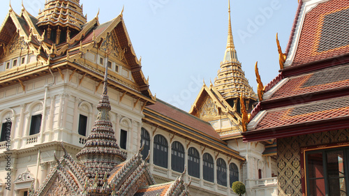 Photography building at the royal palace in bangkok in thailand