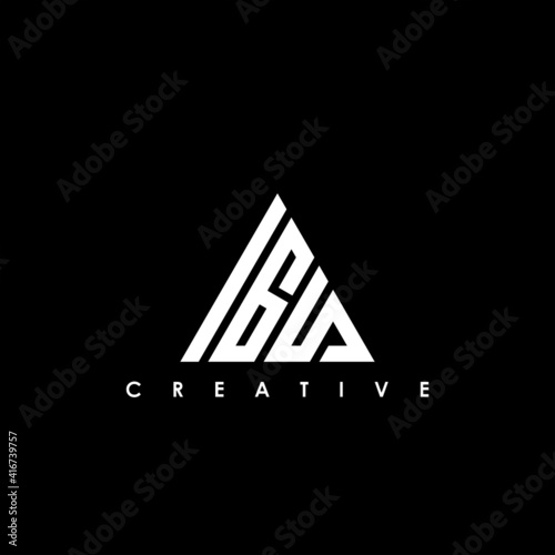 IGS Letter Initial Logo Design Template Vector Illustration