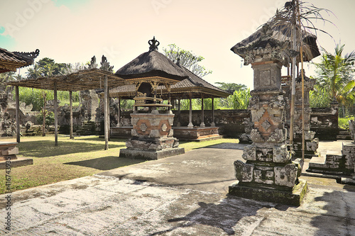 Pura Dalem temple in Ubud, Bali, Indonesia photo