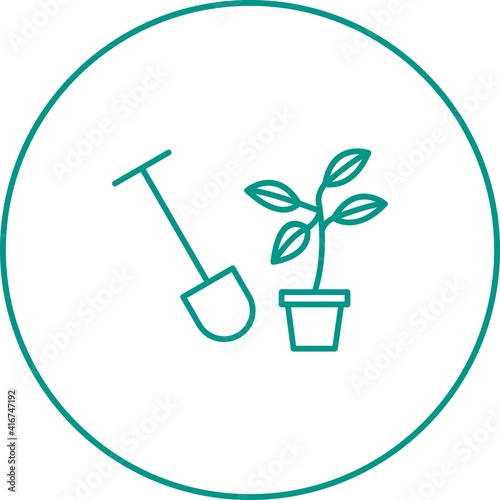 Unique Plantation Vector Line Icon
