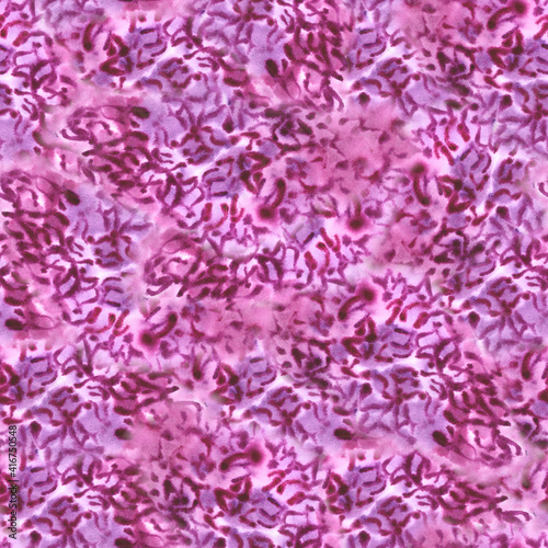 Semless pattern with pink flower blossom