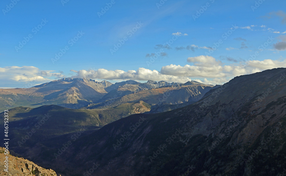 Rocky Mountains panorama, Colorado