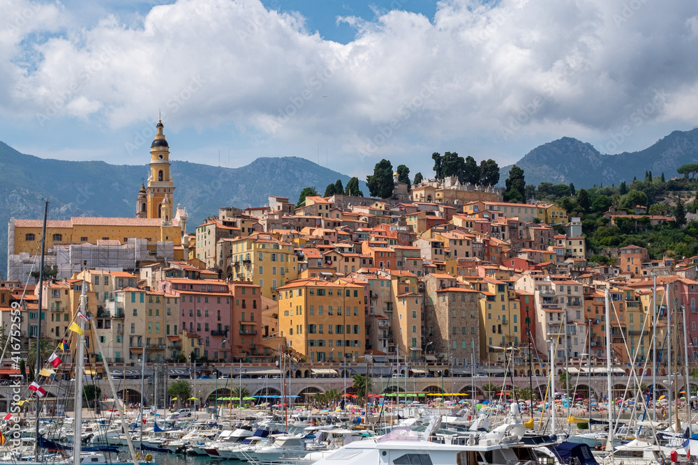 Menton a city on the French Riviera