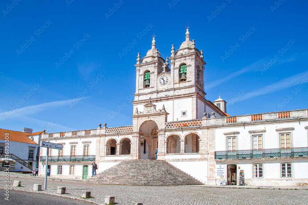 Church on the central square of Nazare