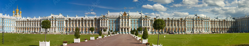 Petersburg, Russia - June 29, 2017: Katherine's Palace Hall in Tsarskoe Selo Pushkin , Russia.