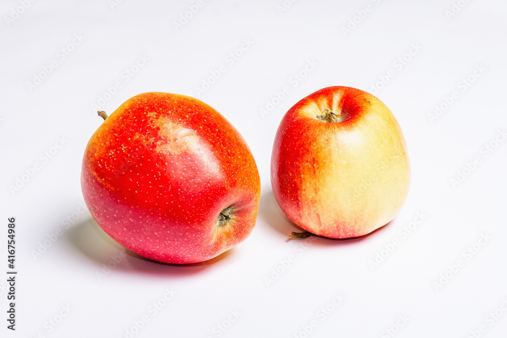 Fresh red apple isolated on white background Fresh red apple isolated on white background
