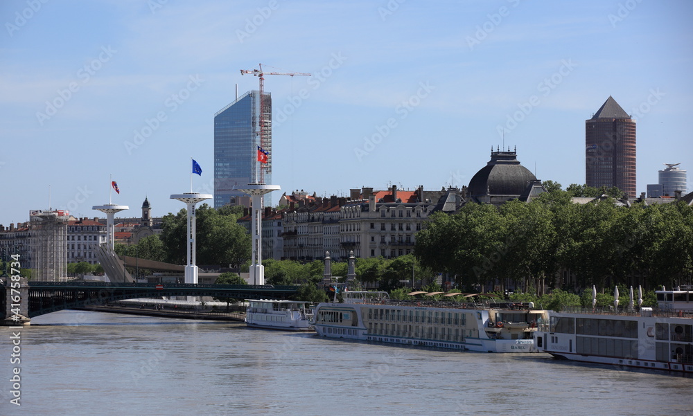 Les quais du Rhône à Lyon Les quais du Rhône à Lyon