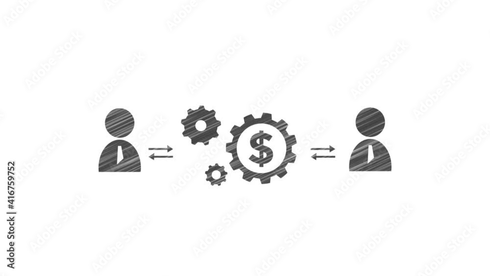 animation video, pencil sketch icon, business people partnership, dollar coin in moving gears,
black and white animated icon, cartoon with funny characters. animation video, pencil sketch icon, business people partnership, dollar coin in moving gears,
black and white animated icon, cartoon with funny characters.