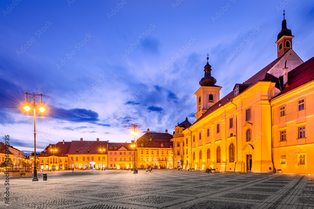 Sibiu, Romania - Large Square in medieval Transylvania