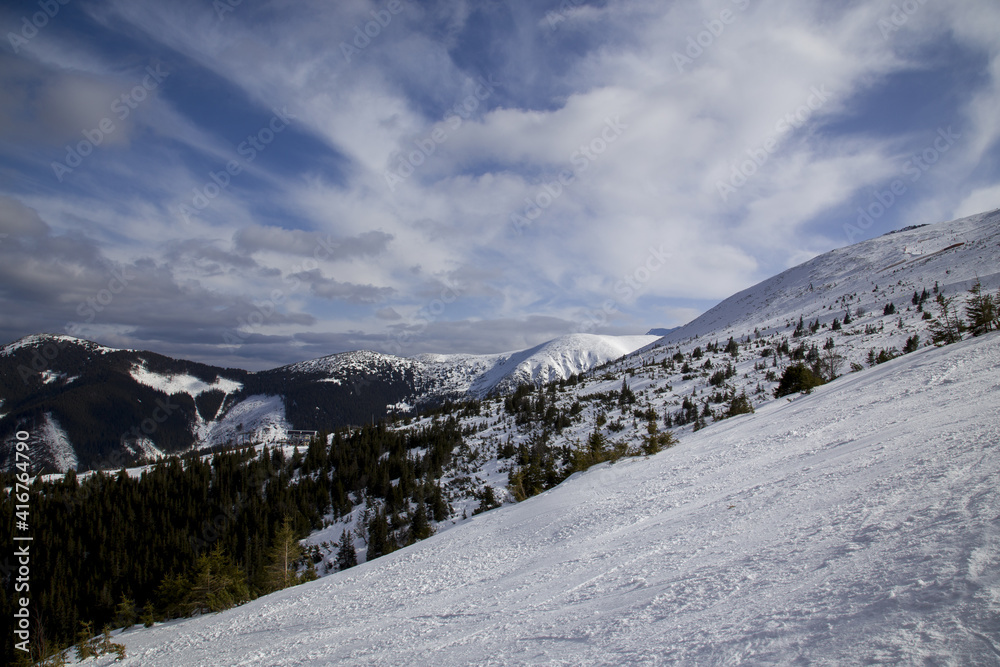 snow mountain Slovakia ski winter Jasna Europa