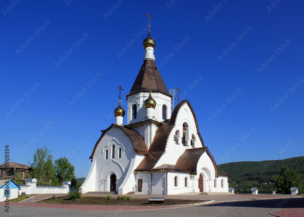The Holy Assumption Monastery in Krasnoyarsk. Temple of the Icon of the Mother of God 