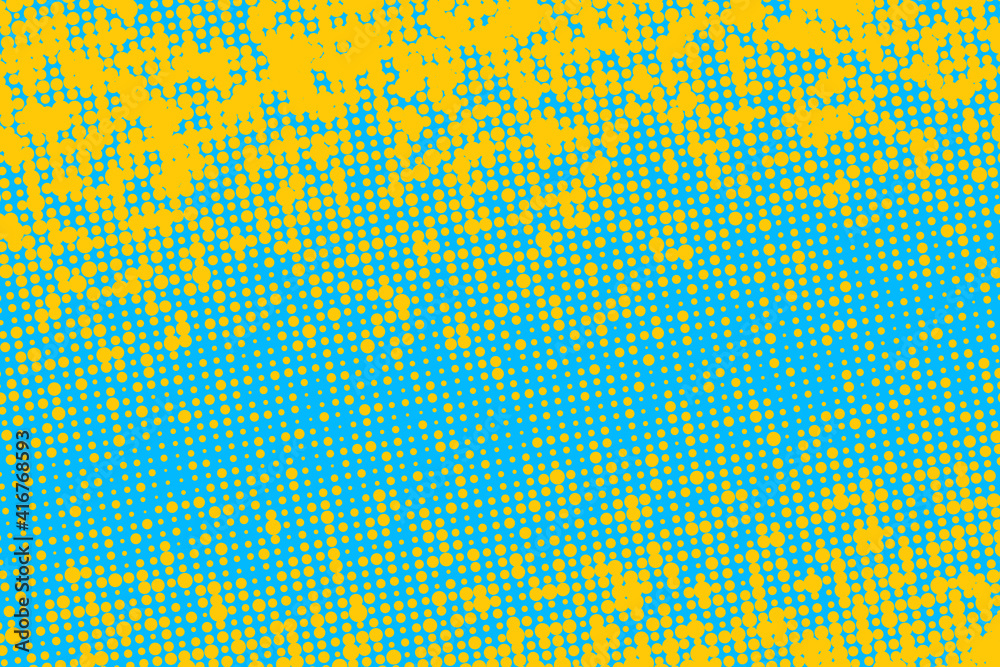 Pop art creative concept colorful comics book magazine cover. Polka dots colorful background. Cartoon halftone retro pattern. Abstract template design for poster, card, sale banner, empty bubble. Pop art creative concept colorful comics book magazine cover. Polka dots colorful background. Cartoon halftone retro pattern. Abstract template design for poster, card, sale banner, empty bubble.