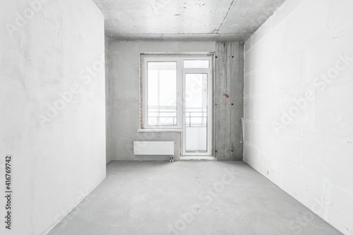 new apartment without finishing