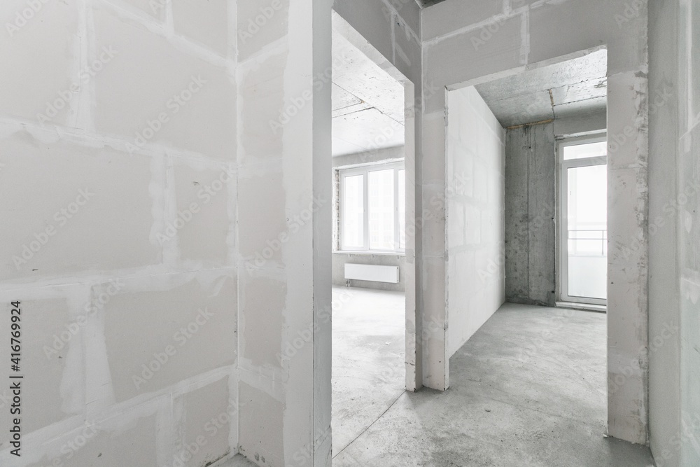 Obraz premium new apartment without finishing