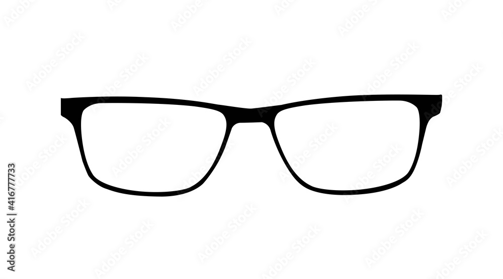 Vector Isolated Illustration of Glasses Vector Isolated Illustration of Glasses