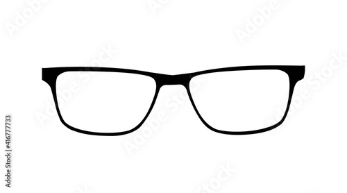 Vector Isolated Illustration of Glasses