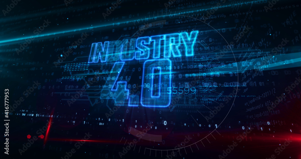 Industry 4.0 abstract 3d illustration Industry 4.0 abstract 3d illustration
