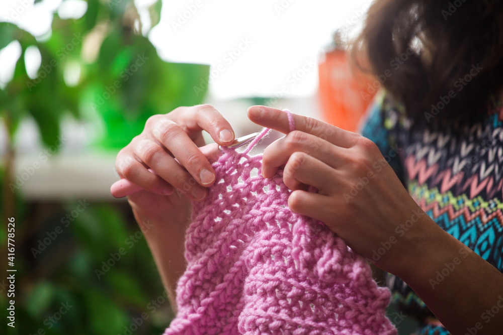 Fototapeta premium Knitting Knit Needle