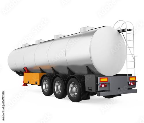 Tank Trailer Isolated 