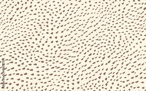 Abstract modern leopard seamless pattern. Animals trendy background. Beige decorative vector stock illustration for print, card, postcard, fabric, textile. Modern ornament of stylized skin