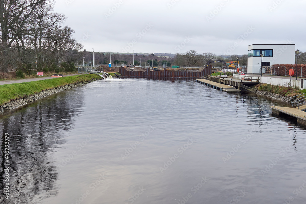 Caledonian Canal improvements in Inverness.