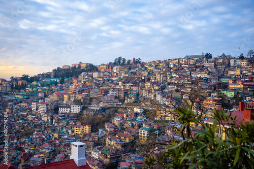 Sunset in Shimla, Himachal Pradesh, India