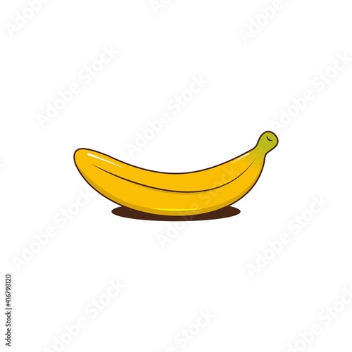 Banana fruit icon modern logo