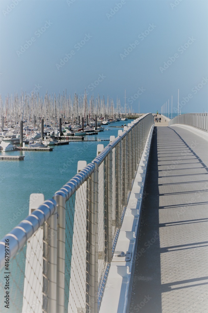 Naklejka premium Port de plaisance 