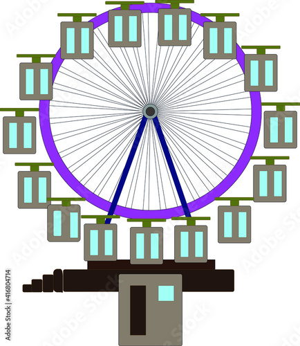 ferris wheel in the cultural park