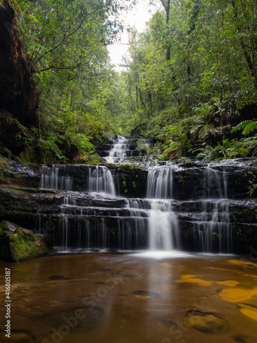 Terrace Falls at Blue Mountains  NSW  Australia.