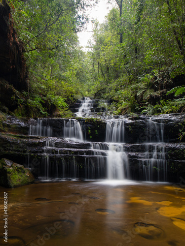 Terrace Falls at Blue Mountains, NSW, Australia.