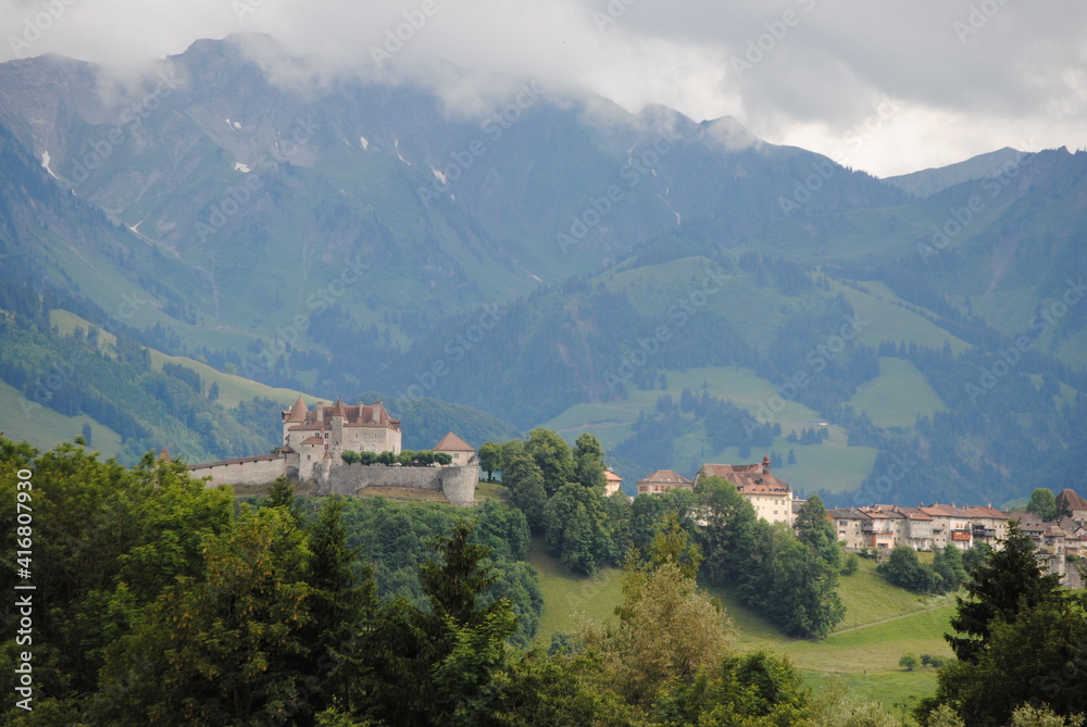 Château de Gruyère, Fribourg, Suisse, Europe