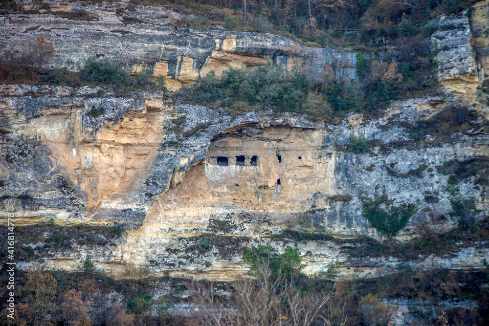 Rock tombs belonging to the ancient period in Safranbolu, located in the province of Karabük in the west of the Black Sea.