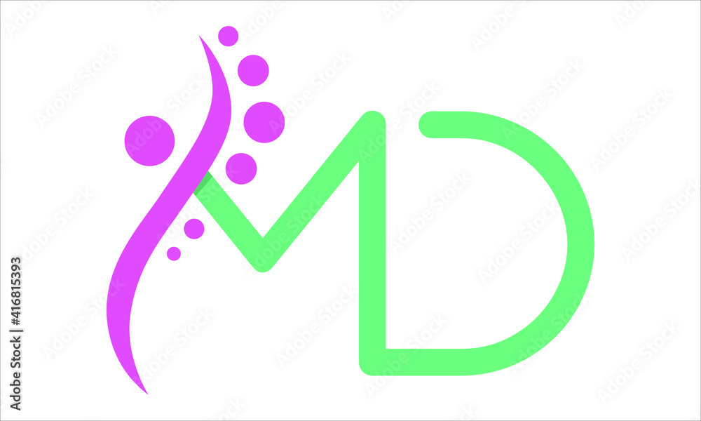 MD Logo Brand Body Moviment MD Logo Brand Body Moviment