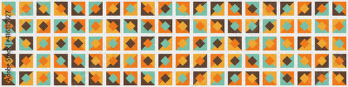 Abstract Geometric Pattern generative computational art illustration