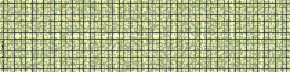 Fototapeta premium Abstract Geometric Pattern generative computational art illustration