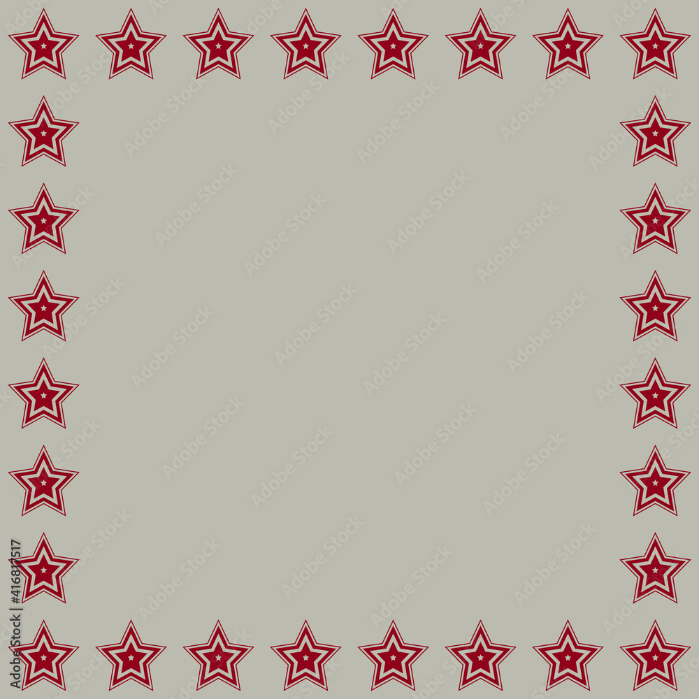 Circus Stars Frame. Vector stars border frame. Pattern stars frame. Circus Stars Frame. Vector stars border frame. Pattern stars frame.
