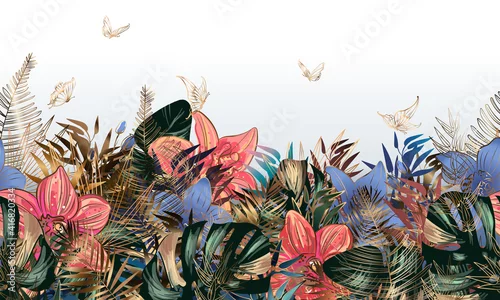 Obraz Bezszwowe tło dżungli