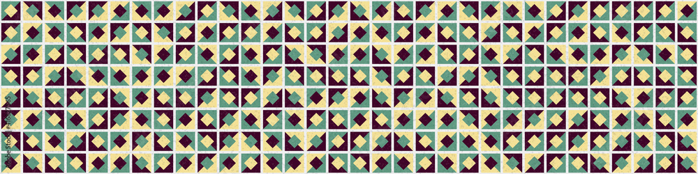 Abstract Geometric Pattern generative computational art illustration