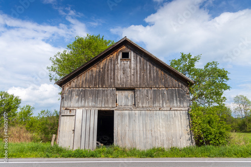 Abandoned Barn on NYS Route 8 in Madison County. 