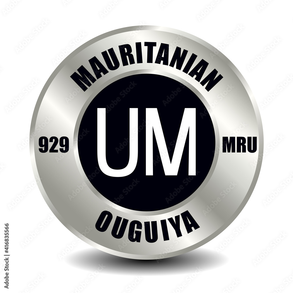 Mauritanian ouguiya MRU Mauritanian ouguiya MRU