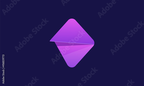 stock vector abstract hexagon gradient color logo design template material design flat part 3