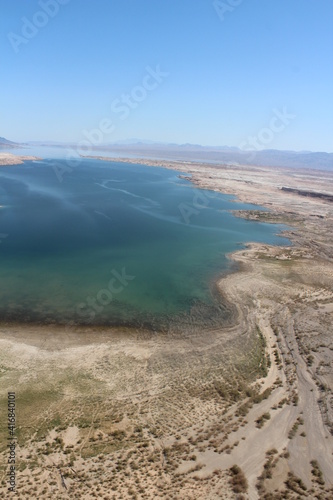 Ansicht von Lake Mead von oben Nahe Las Vegas Nevada USA