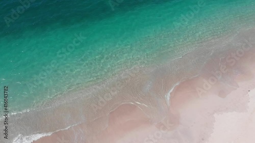 Aerial views of  Conchal beach in Guanacaste, Costa Rica