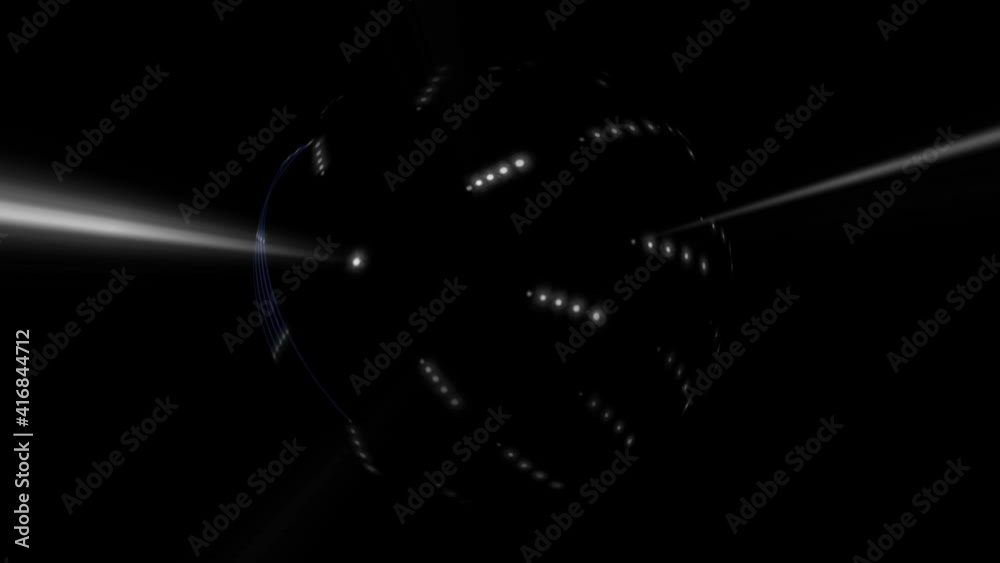 3D Sphere Cyber Space Network Antimation 3D Sphere Cyber Space Network Antimation