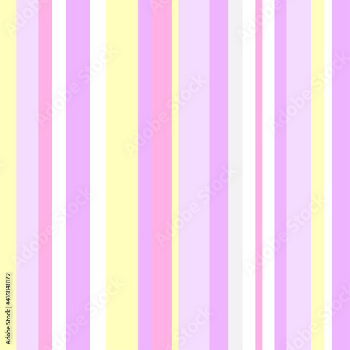 Striped pattern with stylish and bright colors. Pink, yellow and violet stripes. Background for design in a vertical strip. Boho style. Print for polygraphy, posters, t-shirts and textiles